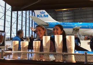 Mobiele koffiebar van Espressi bij evenement